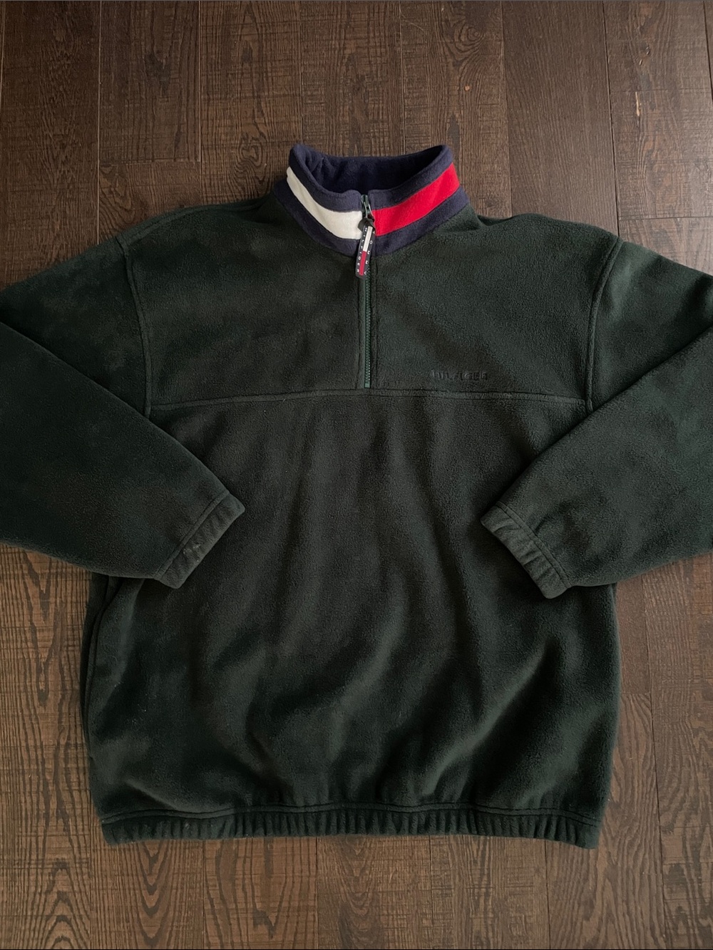 Vintage Tommy Hilfiger 1/4 zip fleece sweater